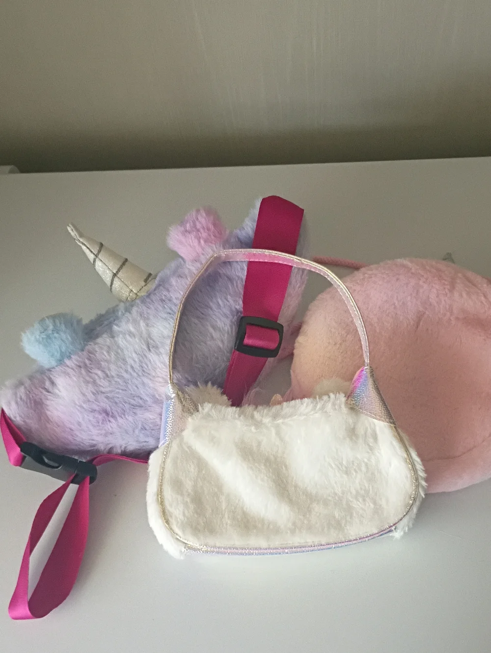Unicorn Love Lot Of Three Crossbody, Handbag And Bum Bag